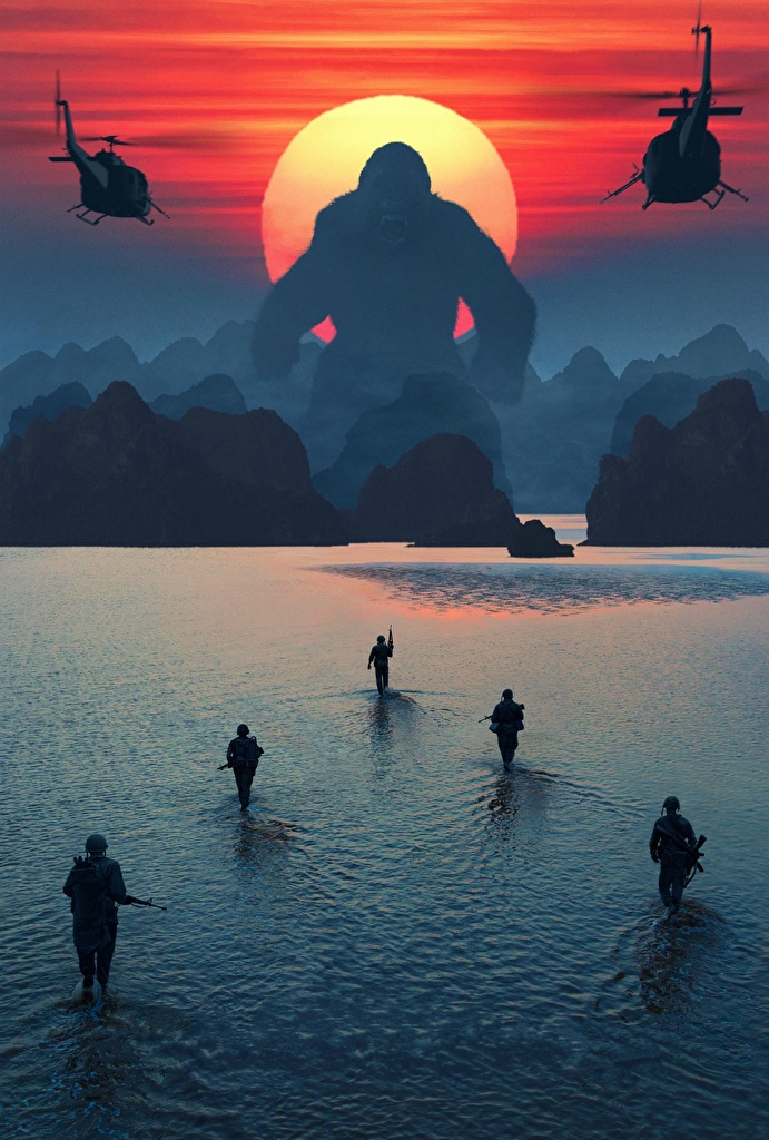 Kong Skull Island 2017 Cover - HD Wallpaper 