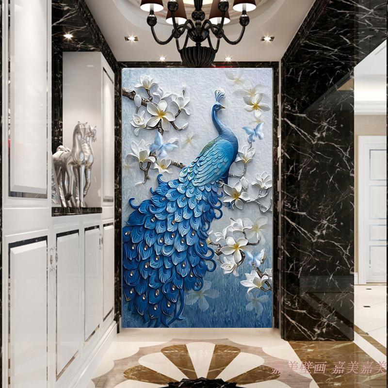 3d Three-dimensional Corridor Aisle Wallpaper Living - 3d 立體 玄關 壁紙 - HD Wallpaper 