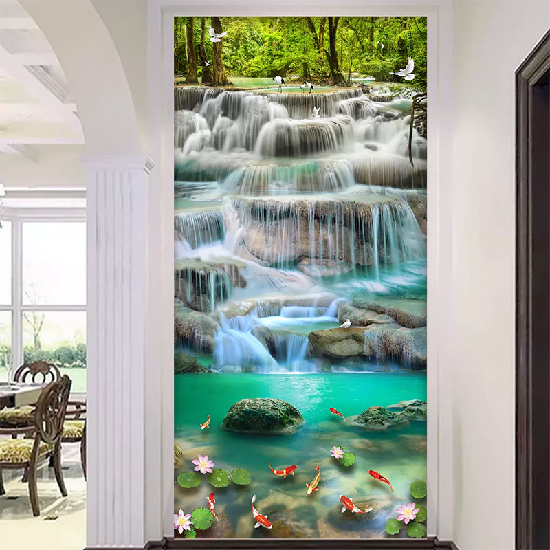 Living Room 3d Tiles For Wall - HD Wallpaper 