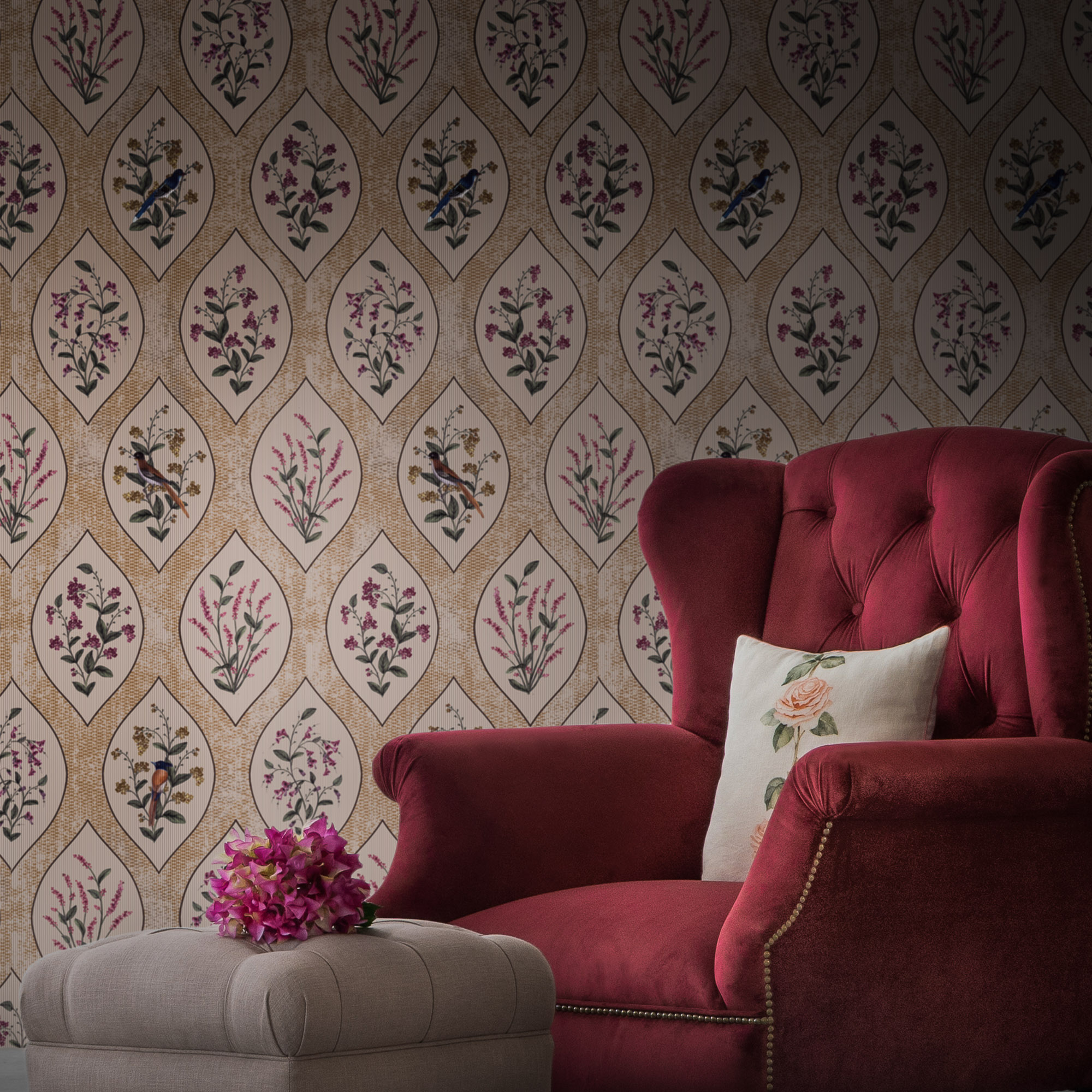 A Persian Corridor Spring - Studio Couch - HD Wallpaper 