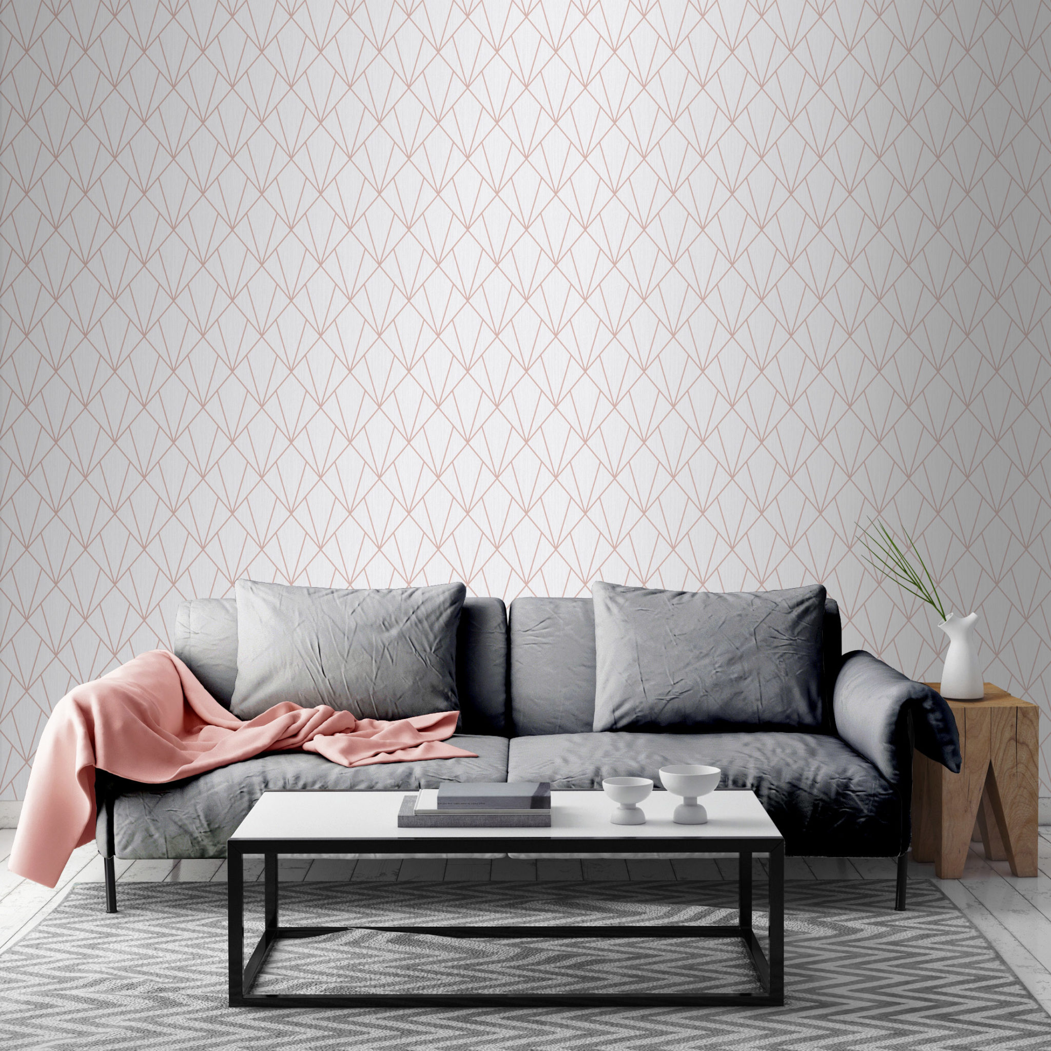 Glitter Wallpaper Living Room - HD Wallpaper 