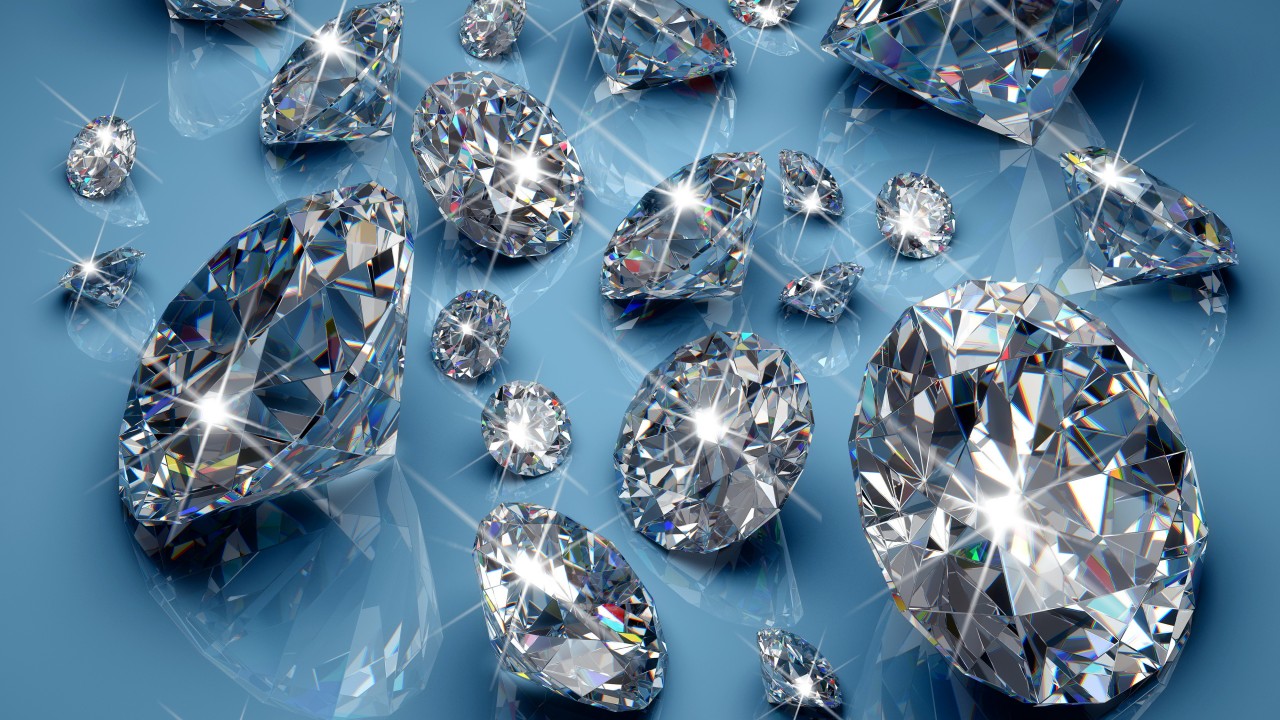 Blue Diamonds - HD Wallpaper 