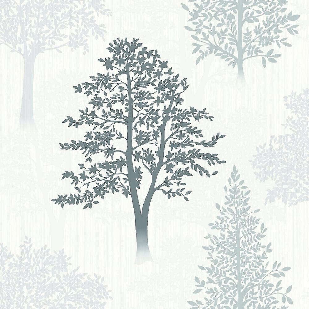 Arthouse Diamond Tree Pattern Wallpaper Forest Leaf - Arthouse Diamond Tree Mono - HD Wallpaper 