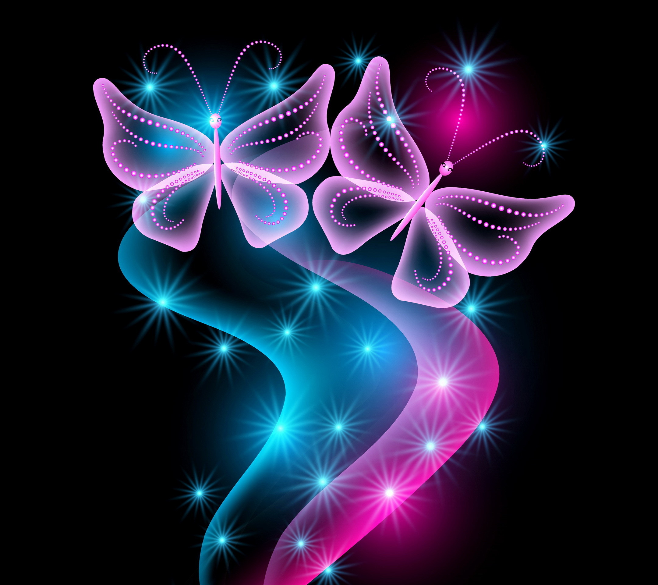 Free Butterfly Wallpaper For Kindle Fire Hd - Black And Purple Wallpaper Design - HD Wallpaper 