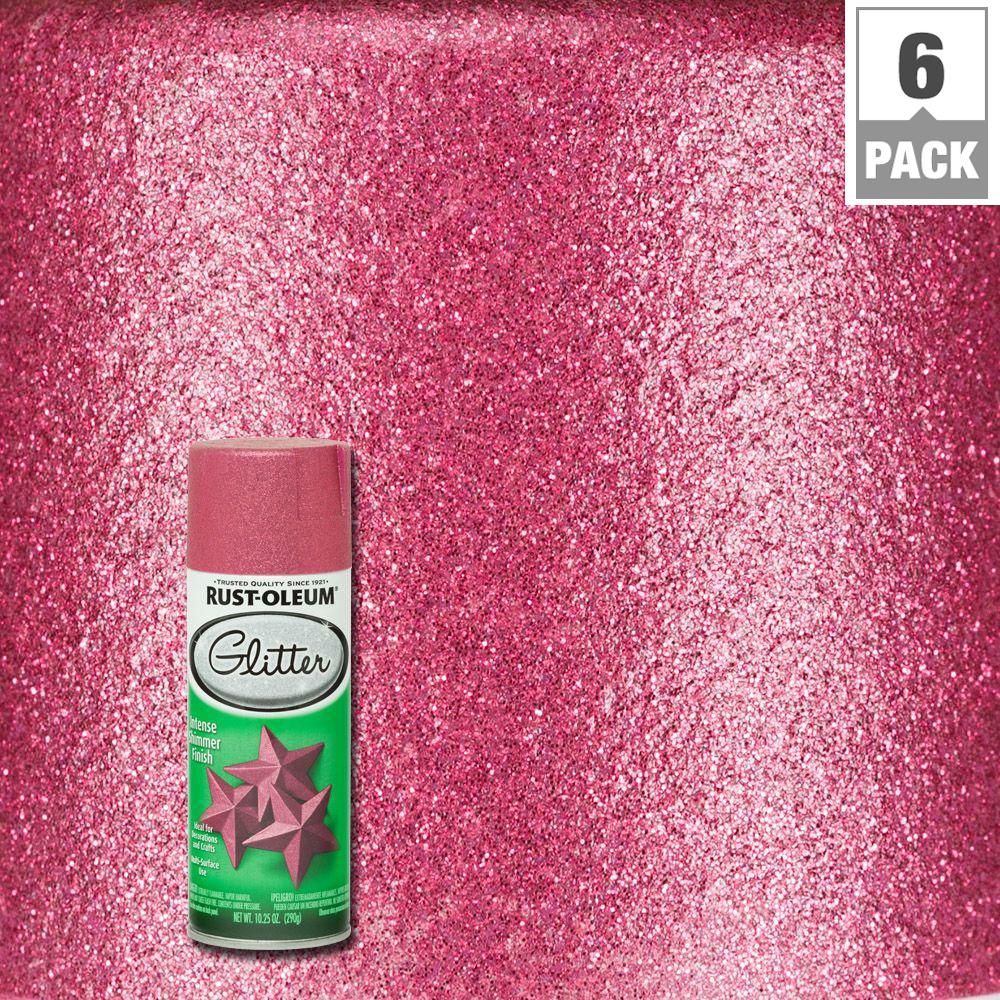 Rust Oleum Glitter Spray Paint Pink - HD Wallpaper 