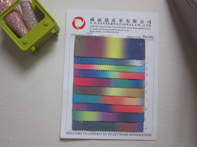 2017 Rainbow Glitter Leather Material - Label - HD Wallpaper 