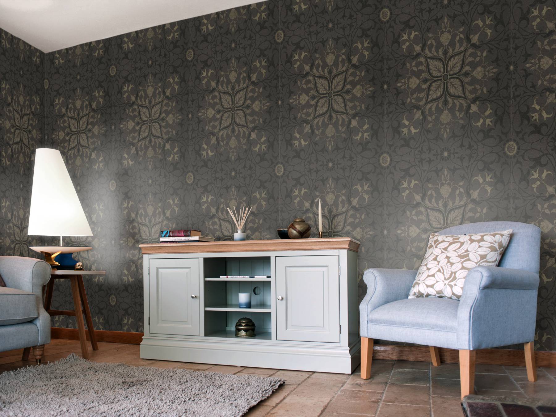 Morris & Co Bird And Pomegranate - HD Wallpaper 