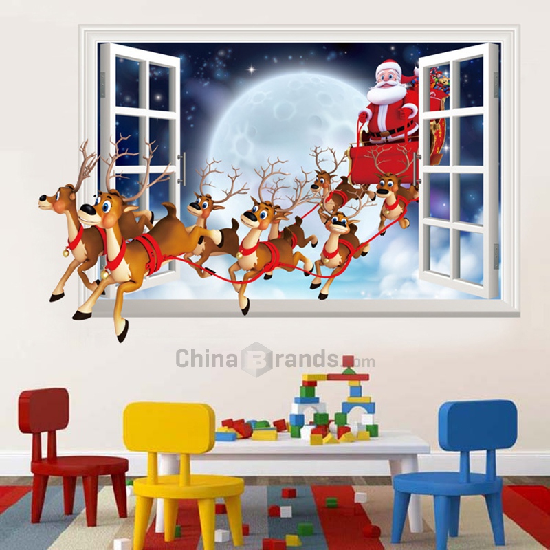 Christmas Santa Wall Decor - HD Wallpaper 
