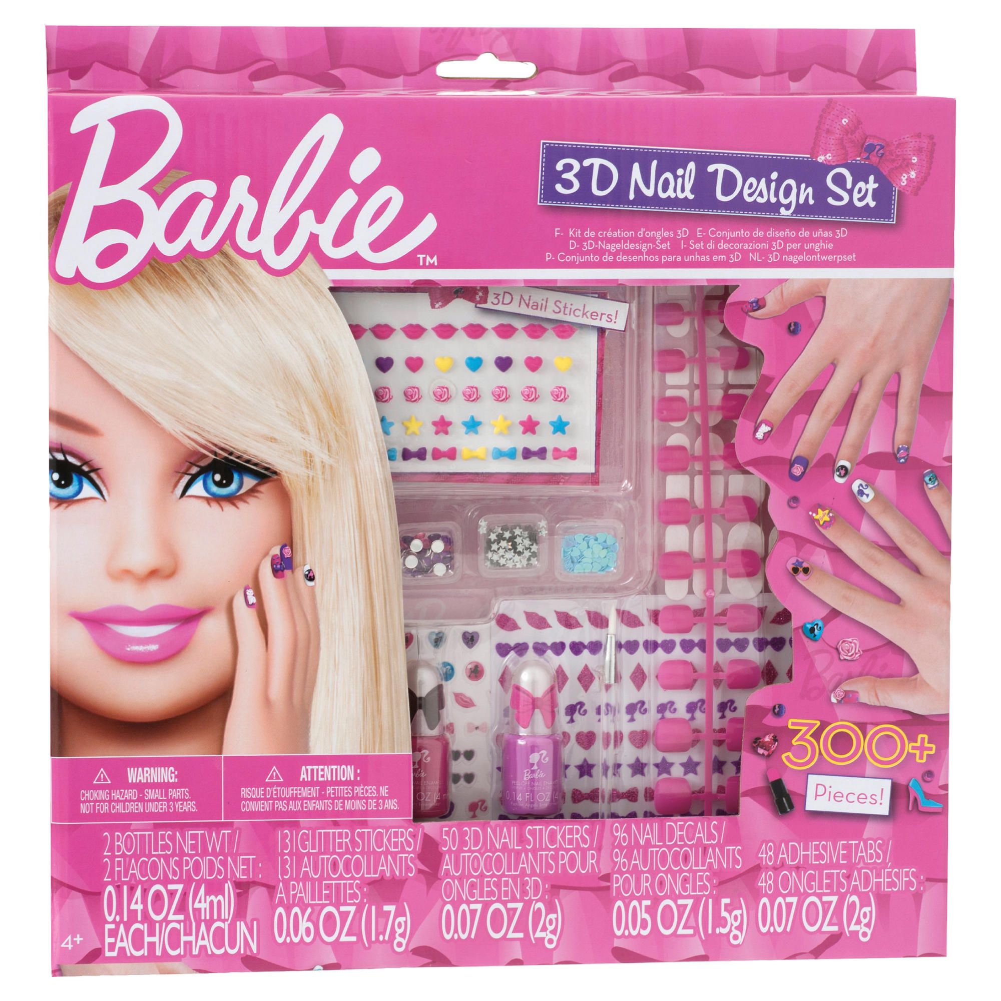 barbie nail kit