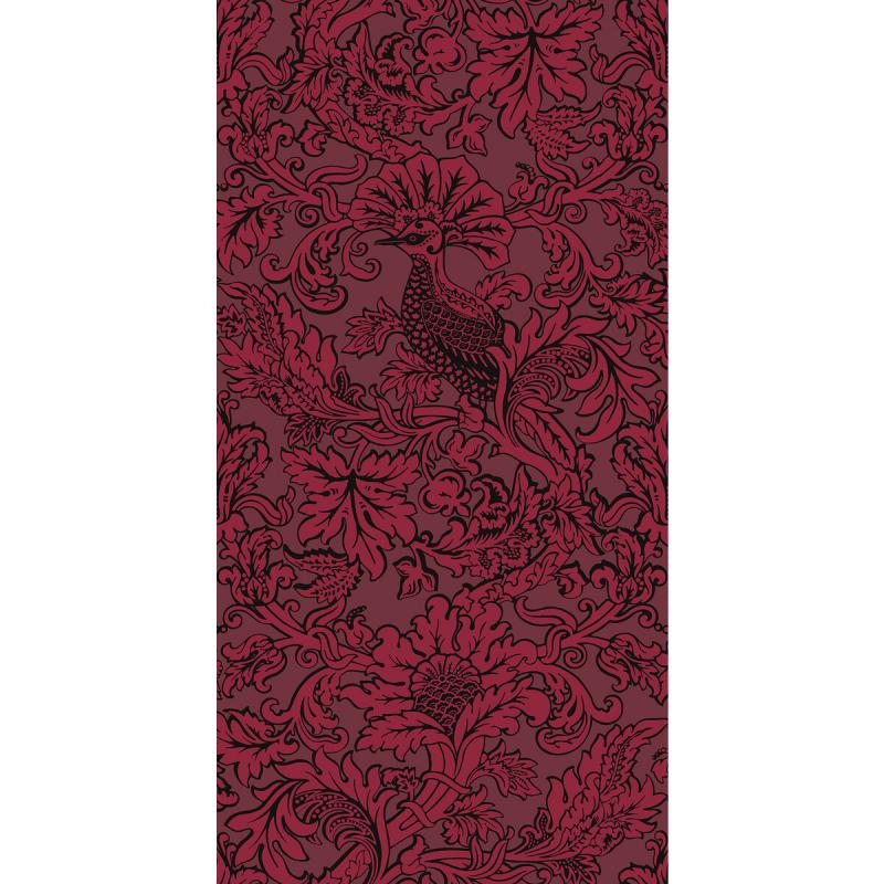 Balabina Velvet Red 108-1004 Lee Jofa Wallpaper 108/1004 - Paisley - HD Wallpaper 