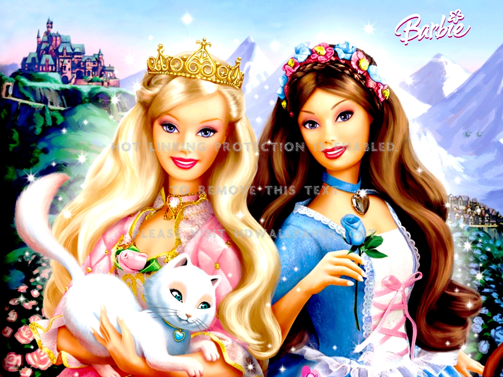 Lovely Barbie Photo Cartoon Abstract 3d And - Barbie 3d - HD Wallpaper 