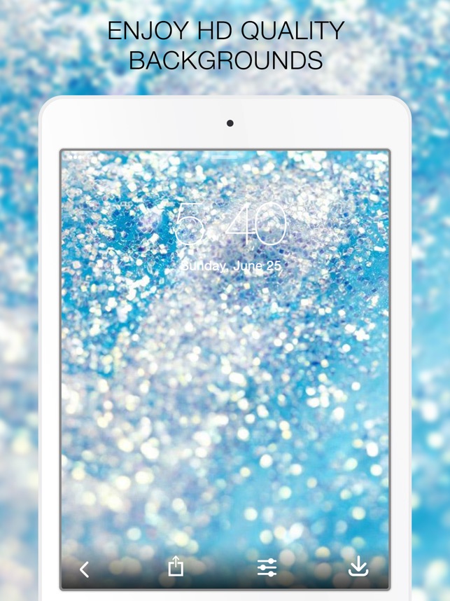 Blue White Glitter - HD Wallpaper 