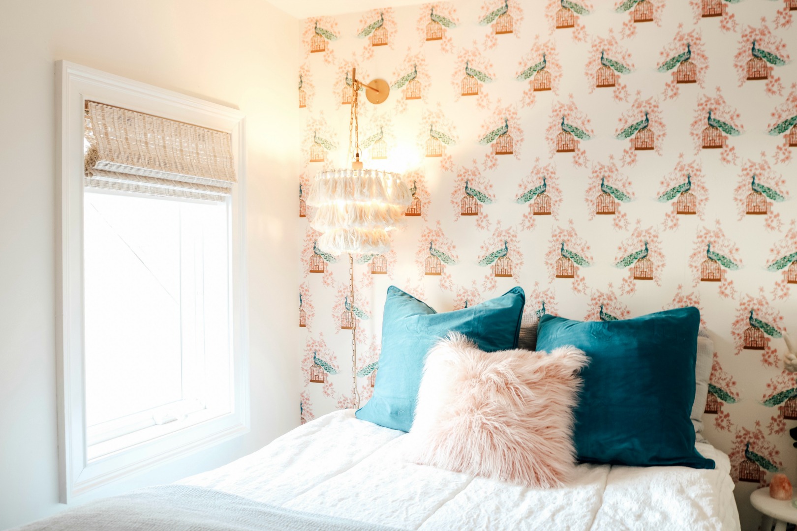Accent Wall Girls Room - HD Wallpaper 