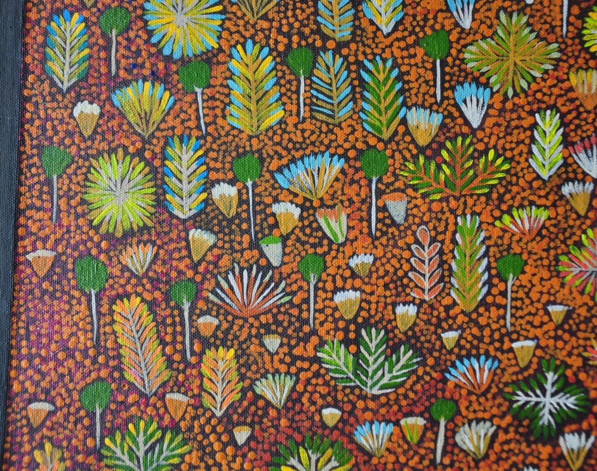 Australian Aboriginal Art Plants - HD Wallpaper 