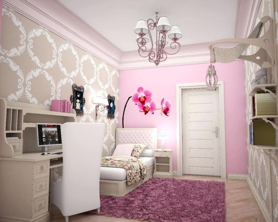 Girls Small Bedroom Decorating Ideas - HD Wallpaper 