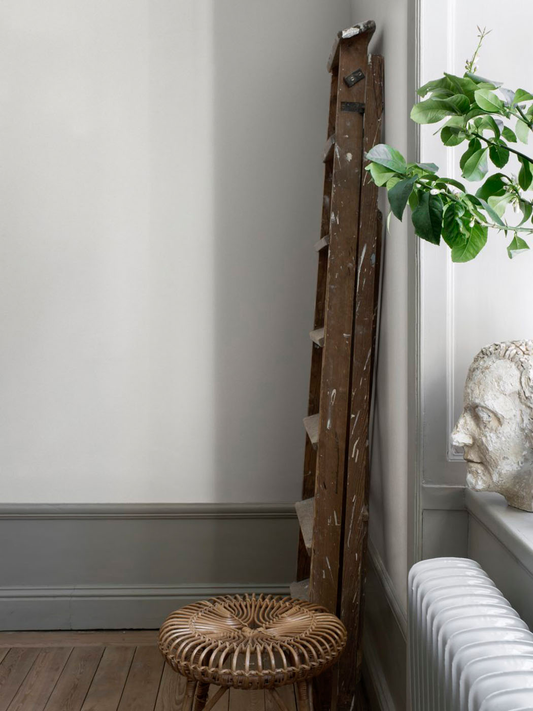 Grey Wallpaper Living Room - HD Wallpaper 