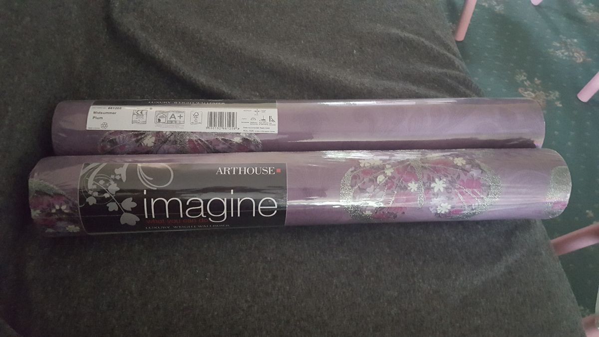 Purple And Silver Glitter Butterfly Print Wallpaper - Novel - HD Wallpaper 