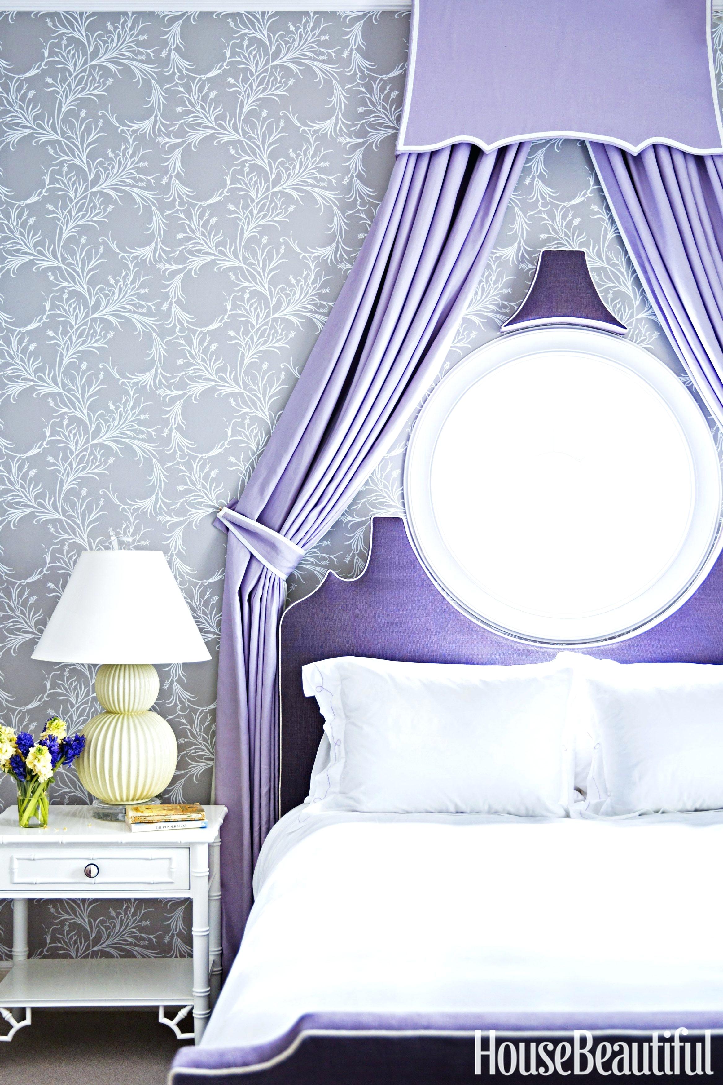 Purple Bedroom By And Lilac Wallpaper Best Purple Rooms - HD Wallpaper 