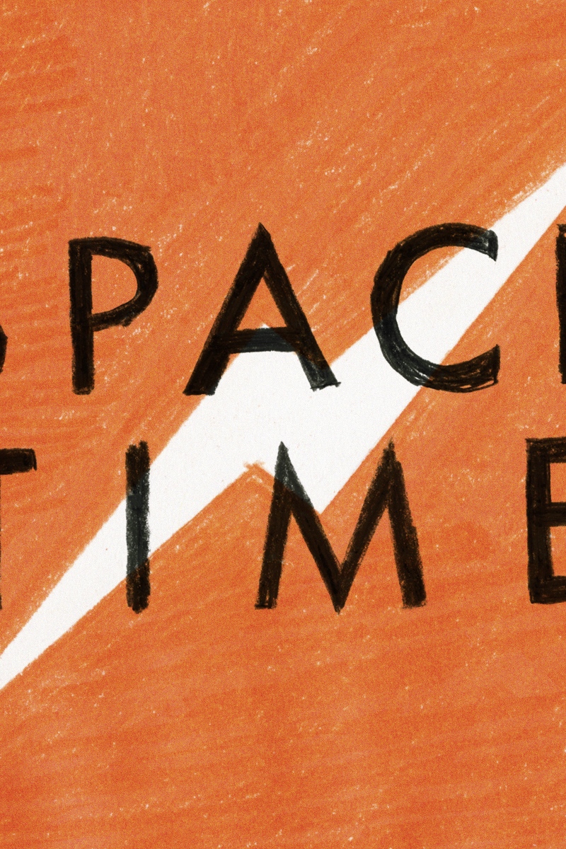 Wallpaper Orange, Black, White, Time, Space - Sign - HD Wallpaper 