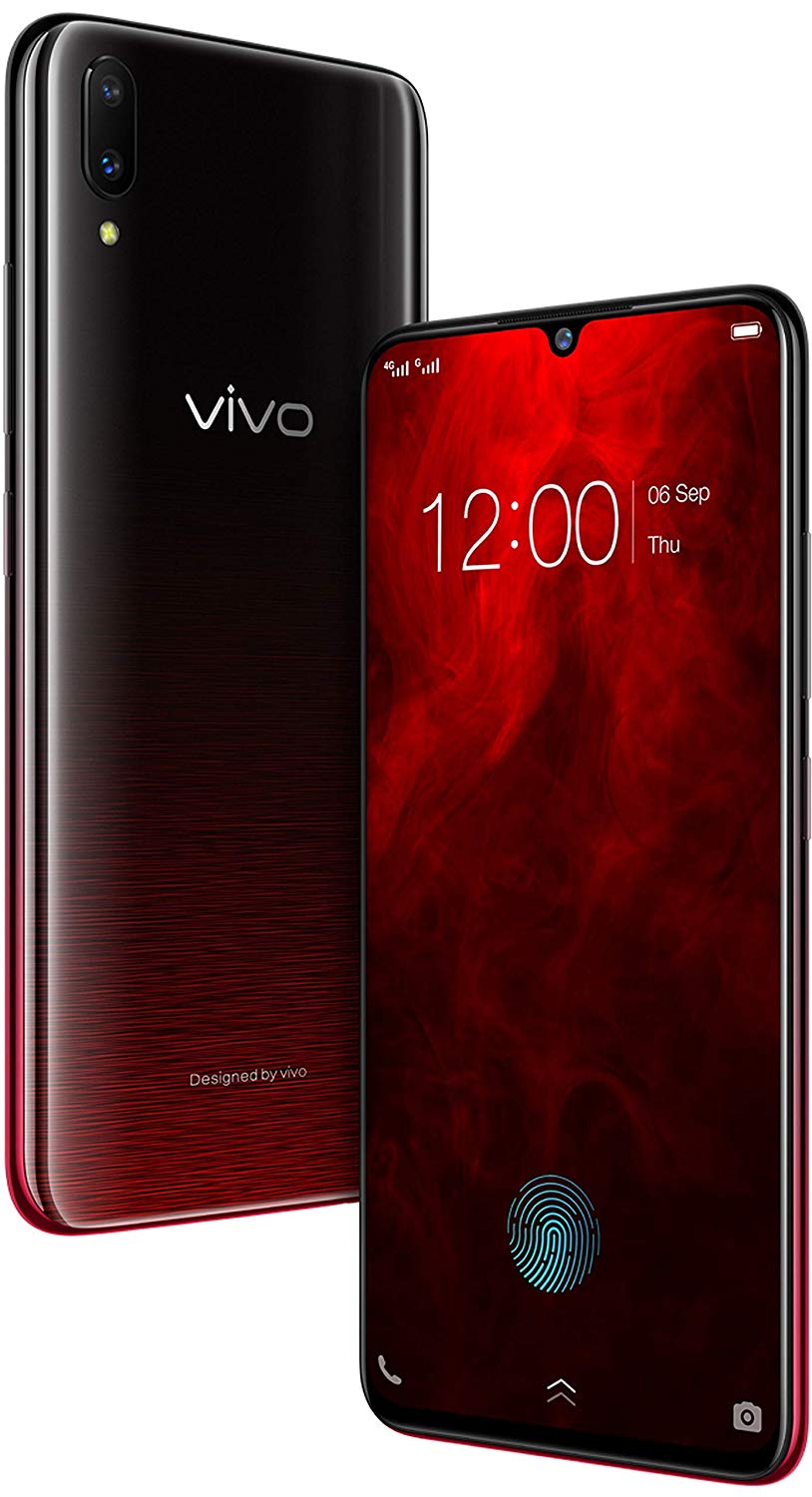 Vivo V11 Pro Red Colour - HD Wallpaper 