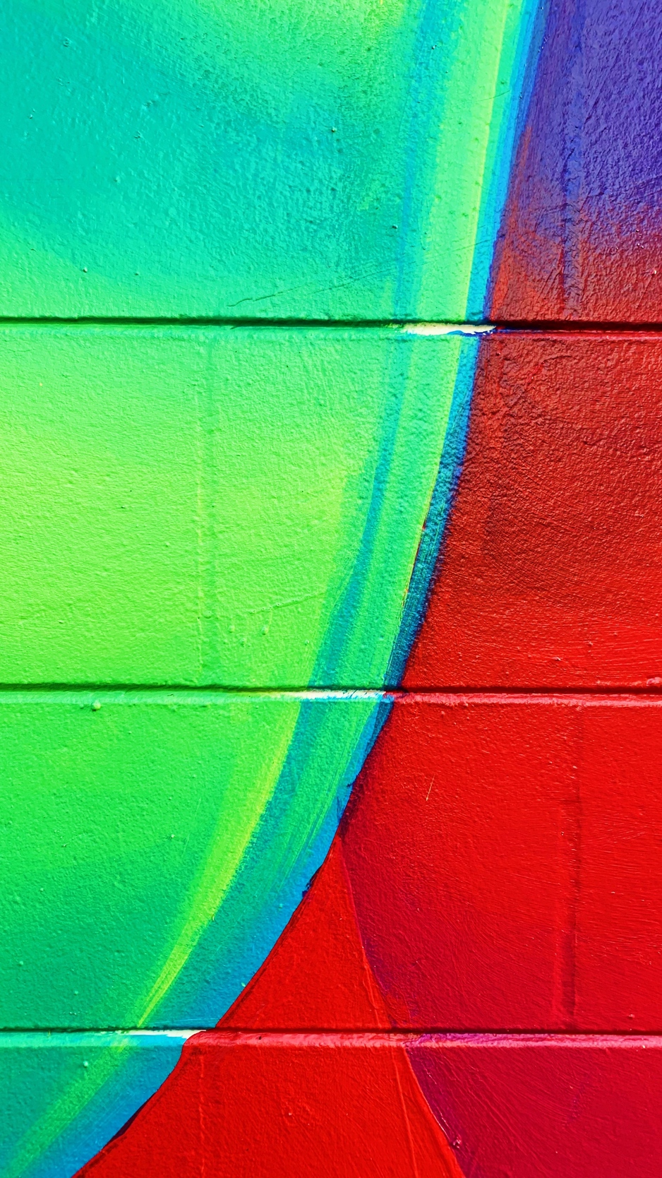 Wallpaper Wall, Paint, Shades, Lines, Green, Red, Blue - Wall - HD Wallpaper 