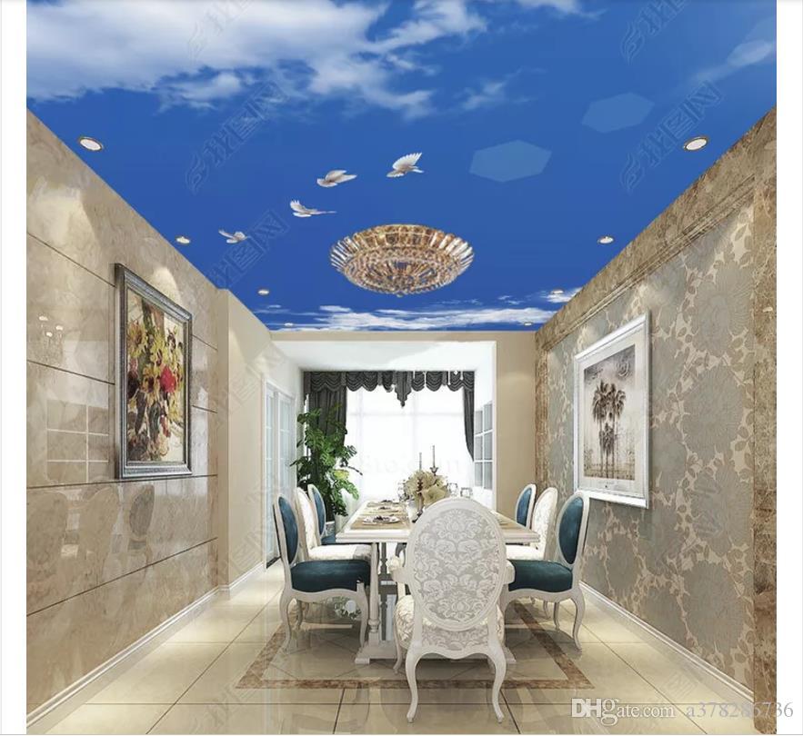 Dining Room Ceiling Mural - HD Wallpaper 
