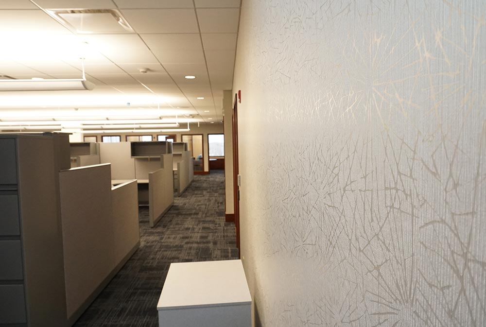 Textured Wallpaper Office Decoration Interior Design 1000x673