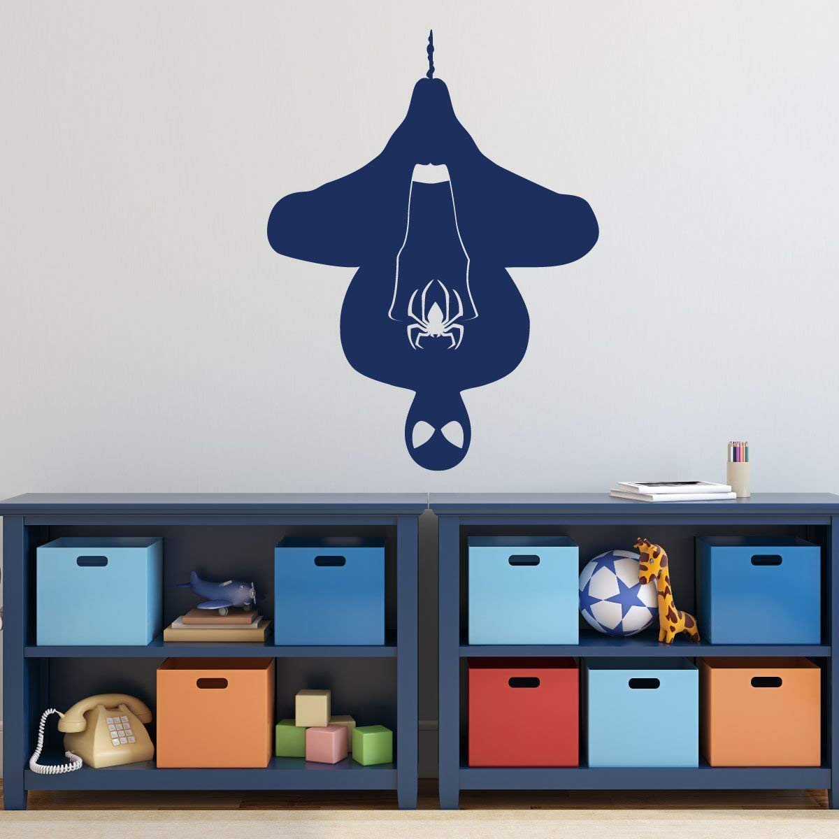 Spiderman Bedroom Vinyl - HD Wallpaper 