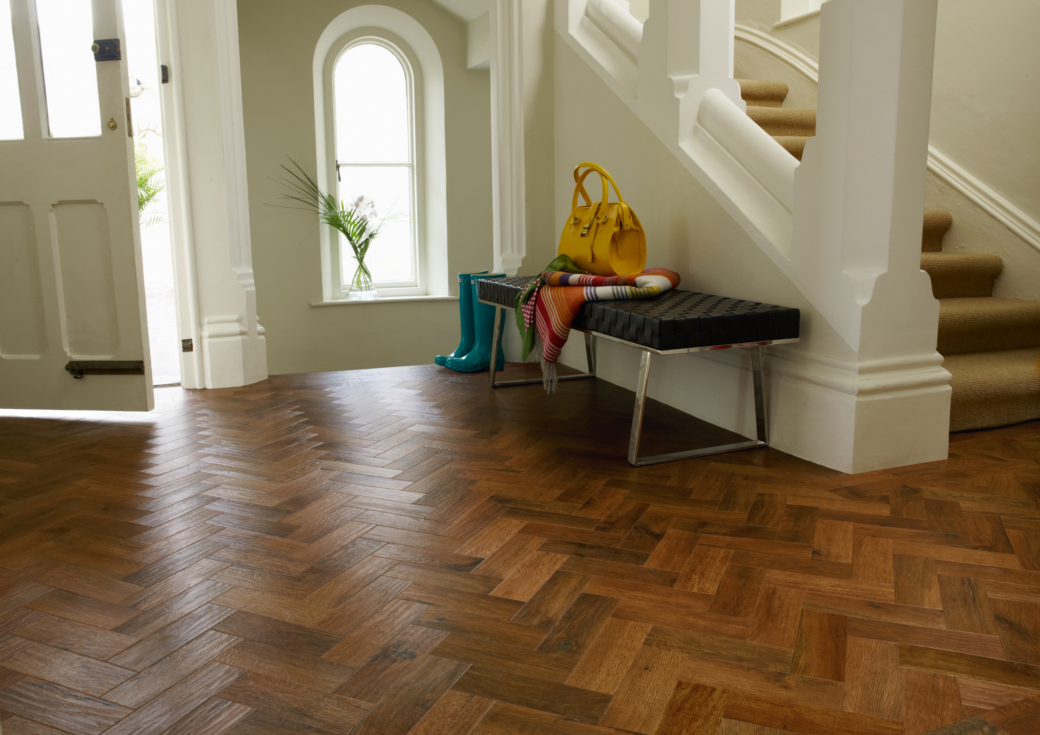 Karndean Auburn Oak Parquet - HD Wallpaper 