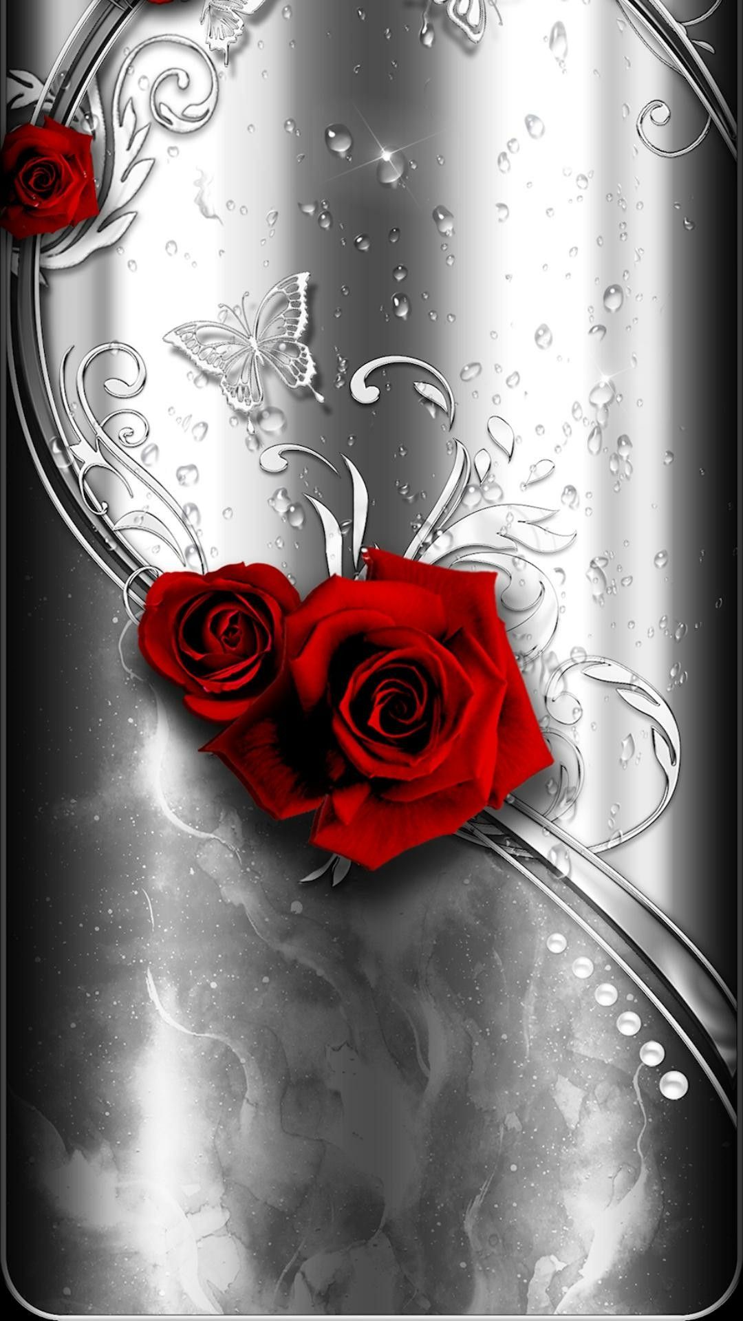 Gold And Purple Flowers - HD Wallpaper 