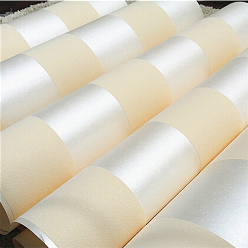 Beibehang Simple Diatom Mud Stripe Wallpaper For Walls - Brown And Cream Wall Stripe - HD Wallpaper 