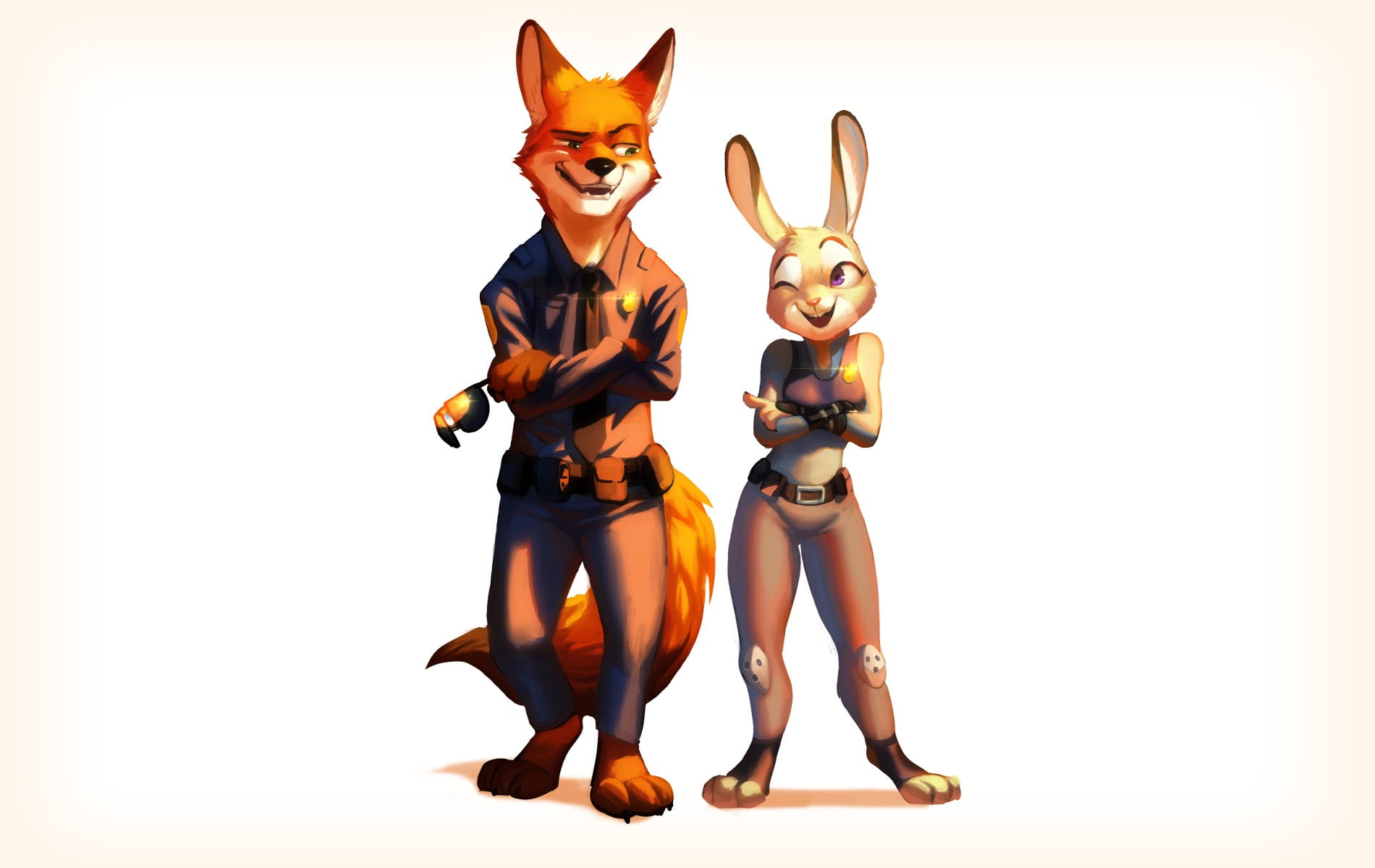 Hopps Y Nick Zootopia - HD Wallpaper 