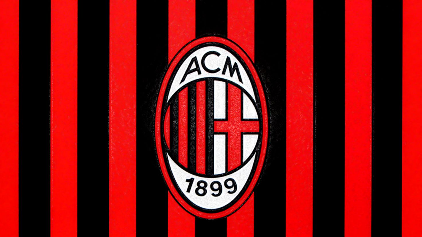 7 Desktop Ac Milan Red And Black Lines Hd Wallpapers - Black Red Ac Milan - HD Wallpaper 