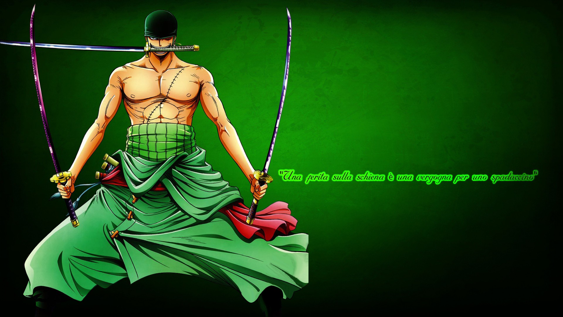 Anime Wallpaper Roronoa Zoro - HD Wallpaper 