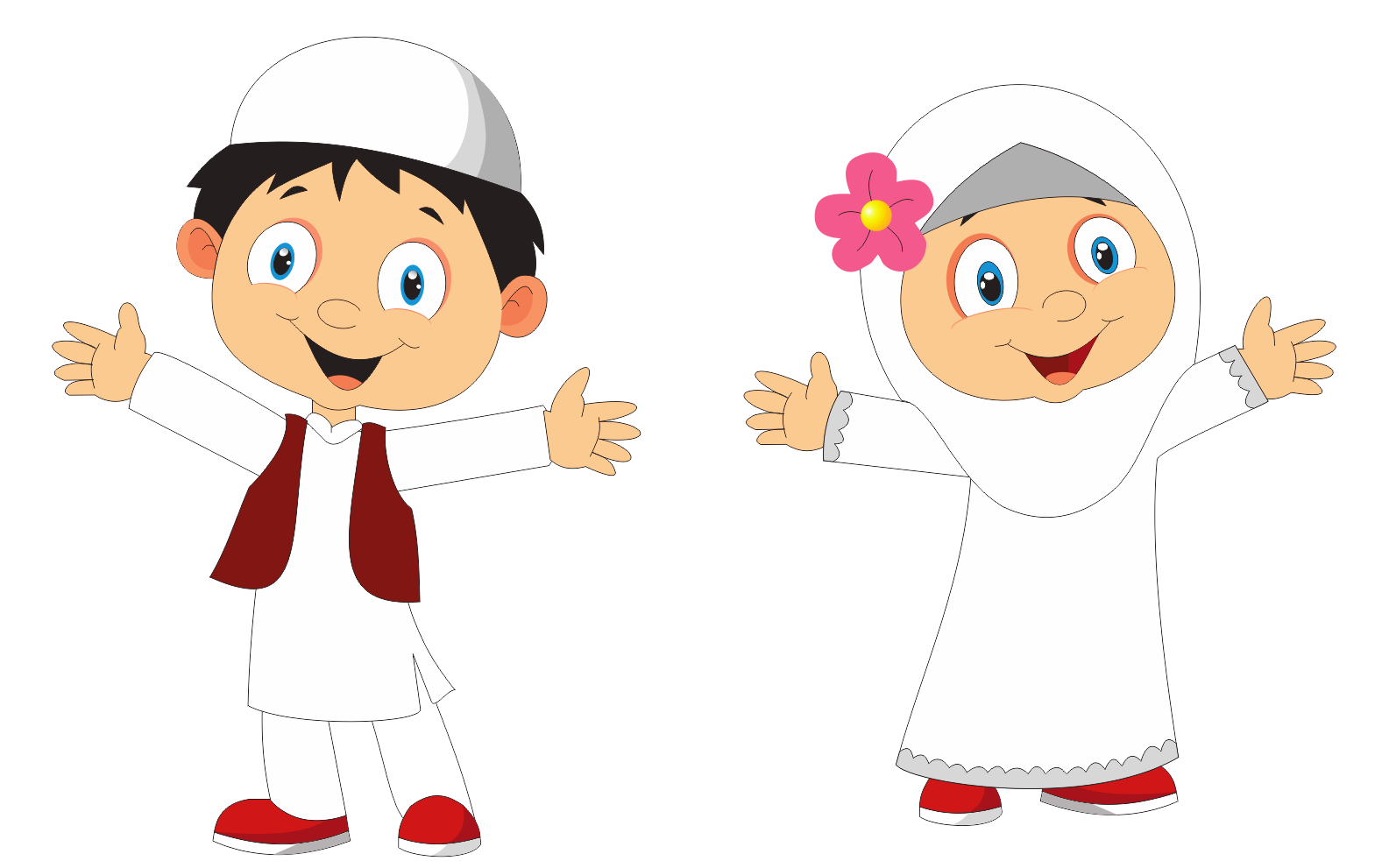 Thumb Image - Animasi Anak Soleh Dan Soleha - HD Wallpaper 