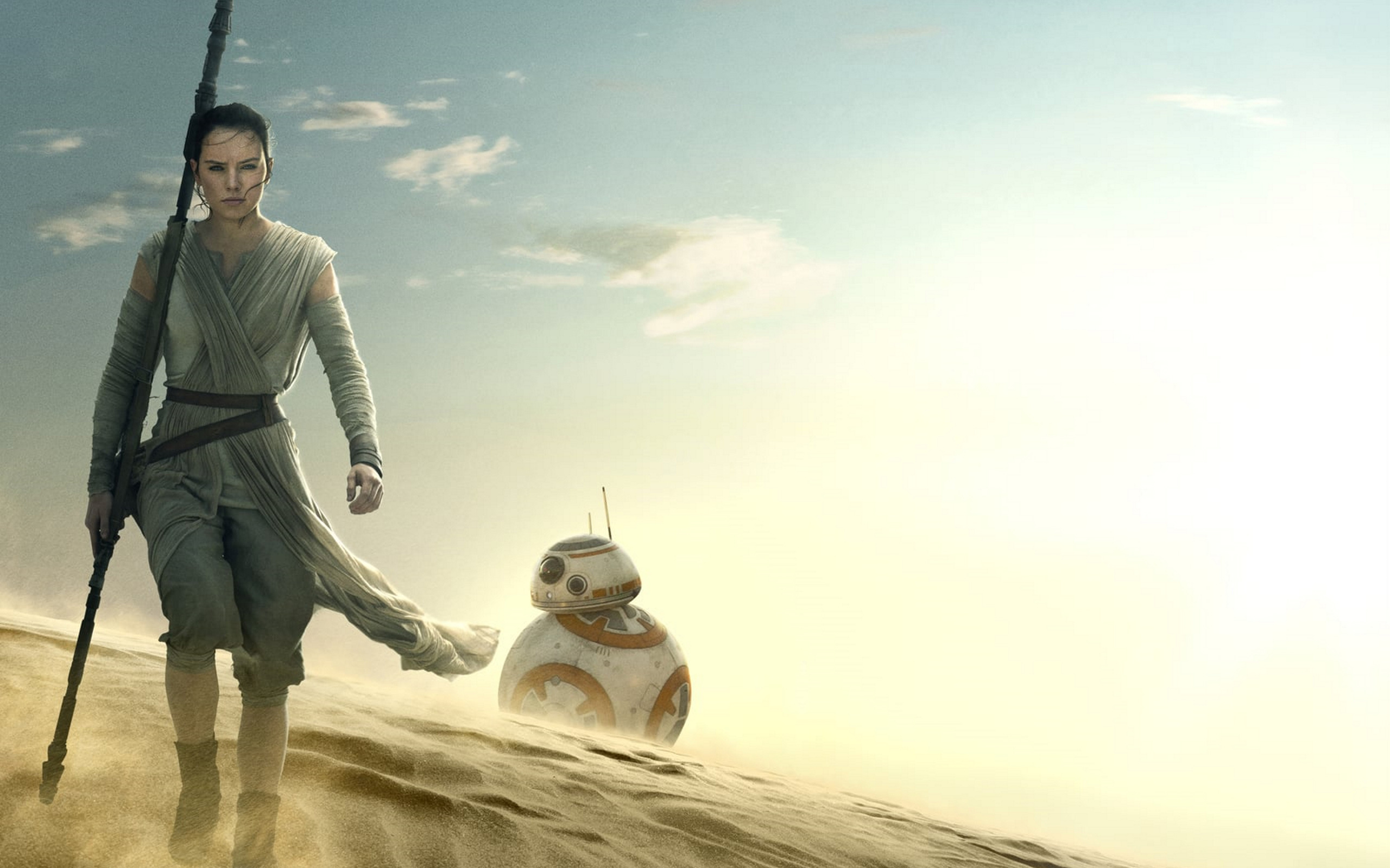 Star Wars Wallpaper Rey - HD Wallpaper 