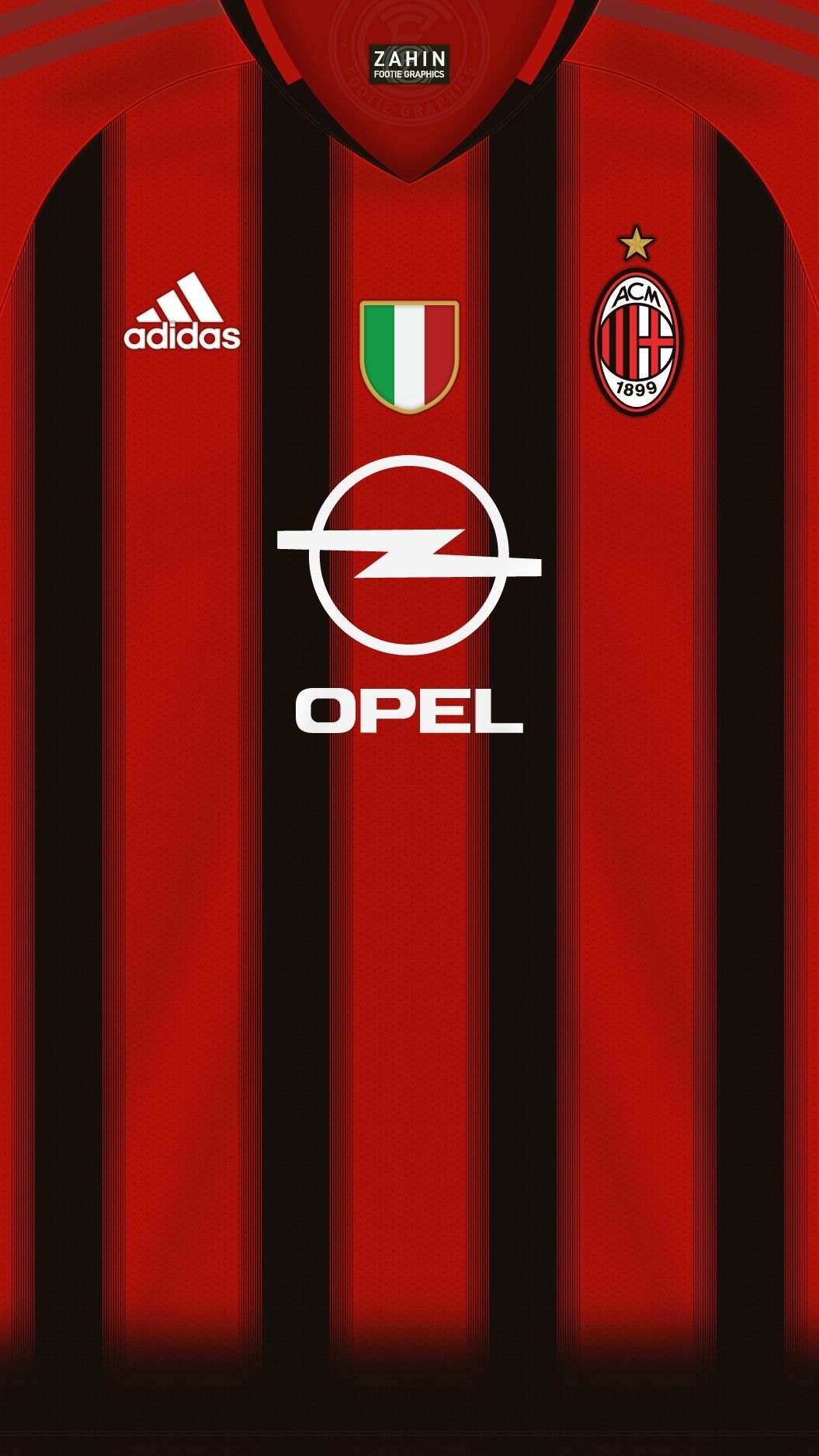 Ac Milan Wallpaper Jersey - Jersey Ac Milan 2005 - HD Wallpaper 