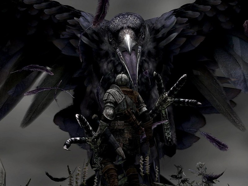 Giant Raven Ready To Grab Wallpaper - HD Wallpaper 