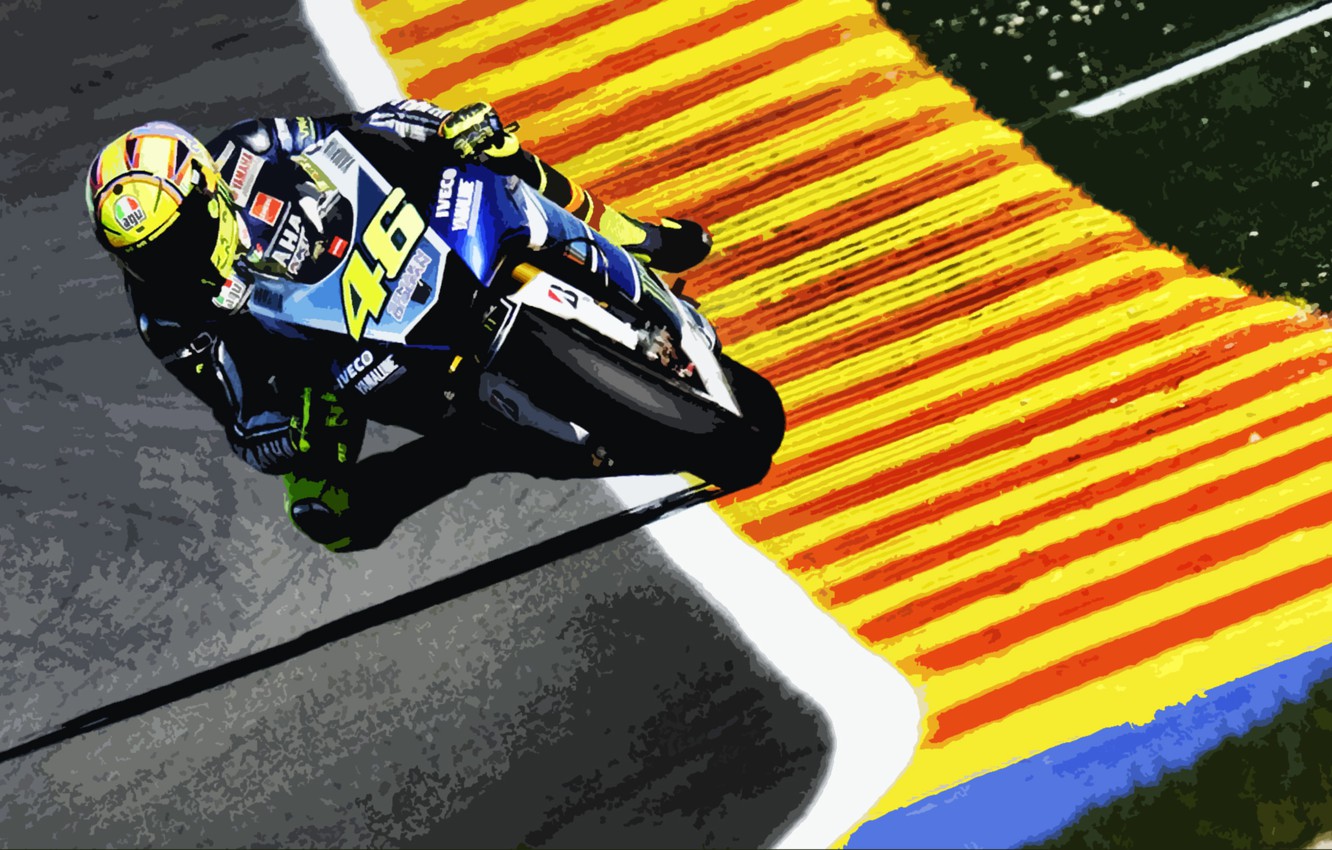 Photo Wallpaper Yamaha, Motogp, Motorcycle, Racing, - Valentino Rossi Motorsport - HD Wallpaper 