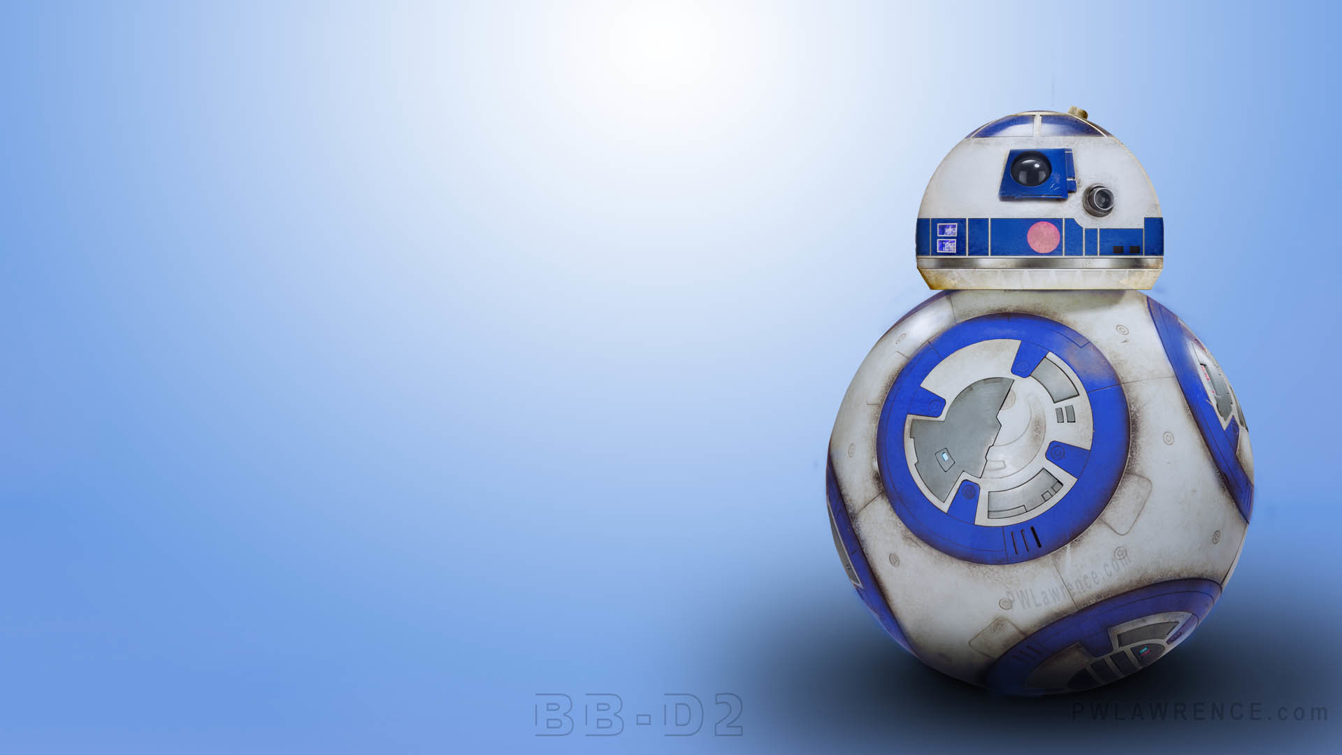 Bb D2 - Star Wars Bb8 Blue - HD Wallpaper 