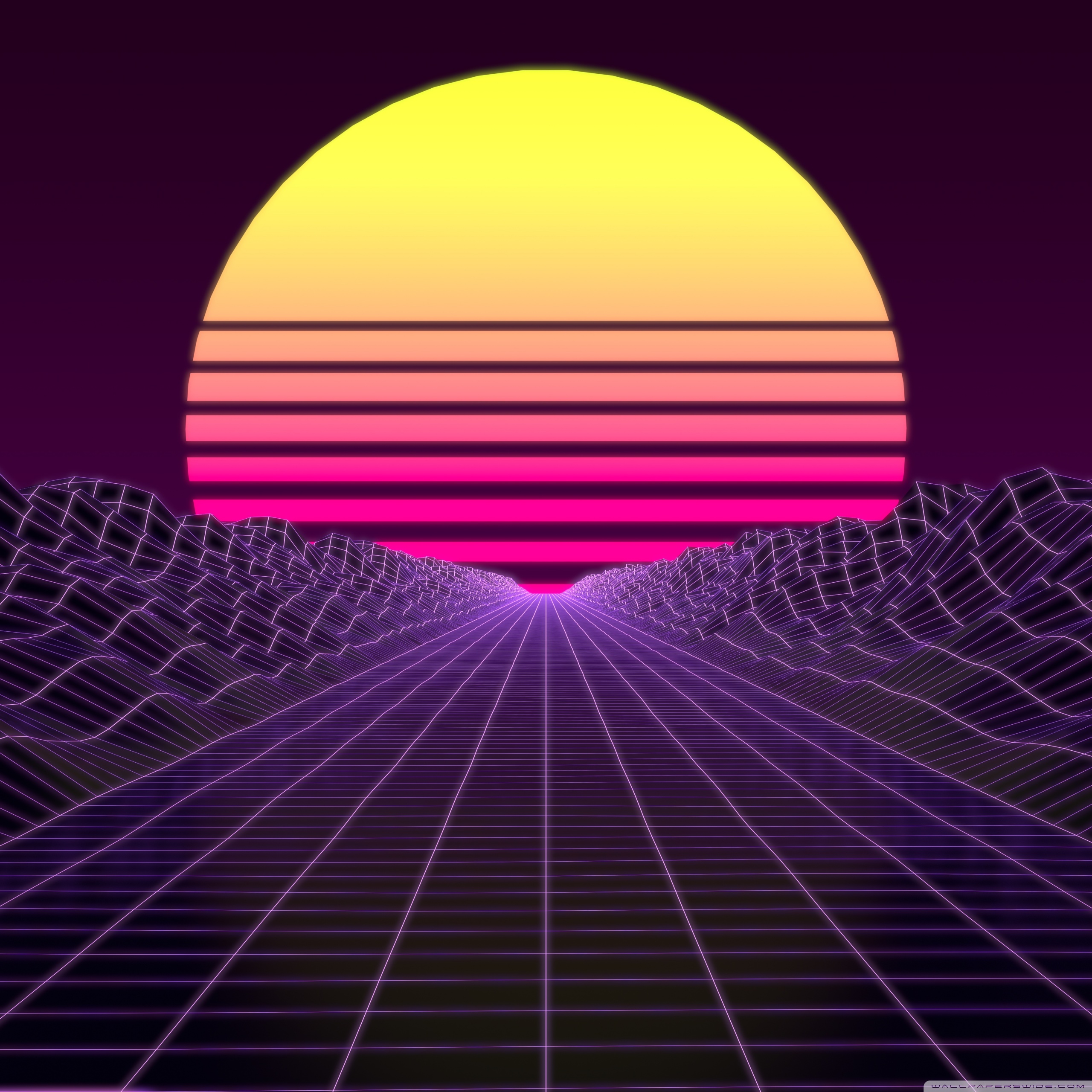 80's Neon Background - HD Wallpaper 
