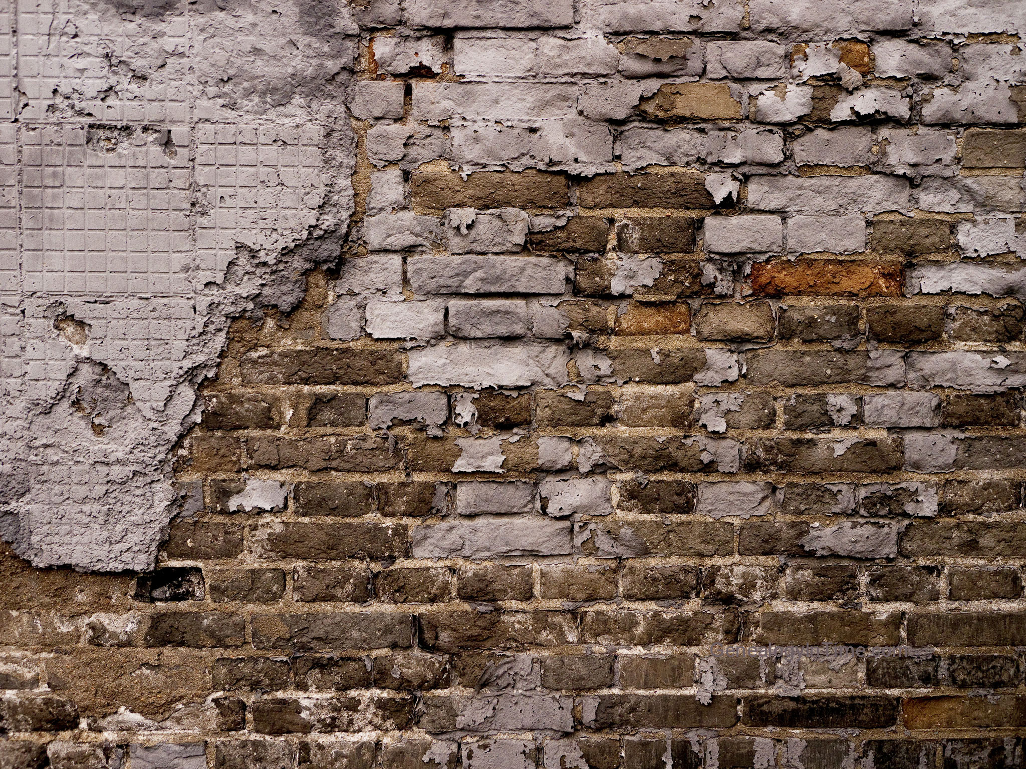 Broken Brick Wall Hd - HD Wallpaper 