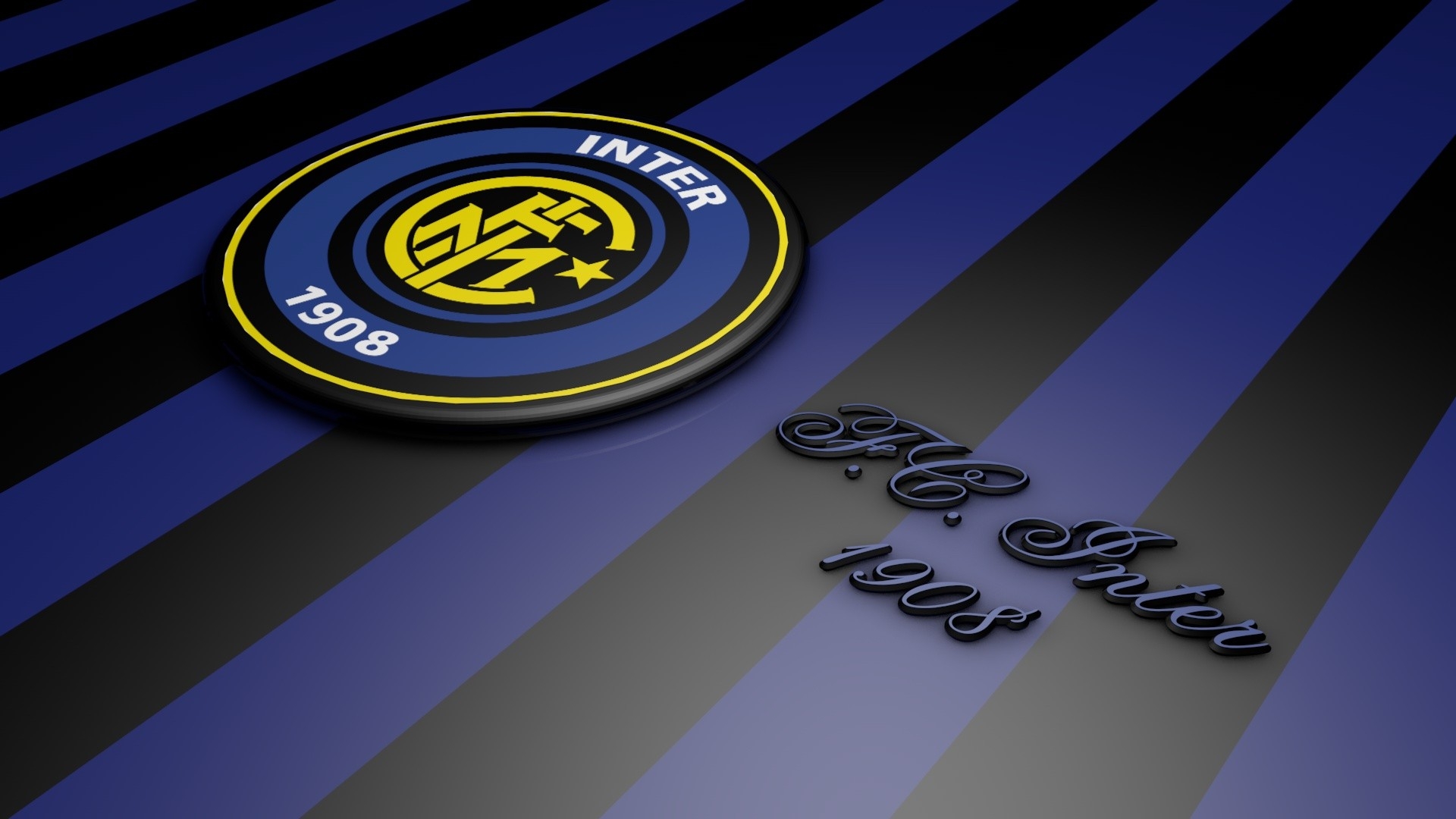 Wallpaper Logo Inter Milan Terbaru - Inter Milan Full Hd - HD Wallpaper 