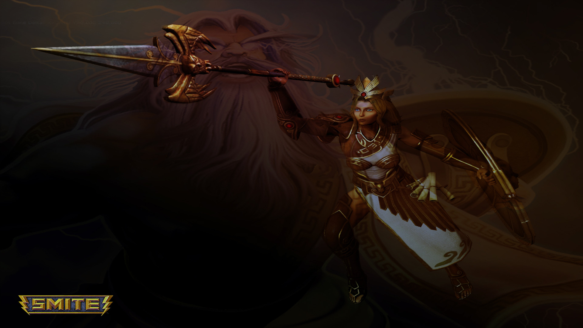 Athena Wallpaper Smite - HD Wallpaper 
