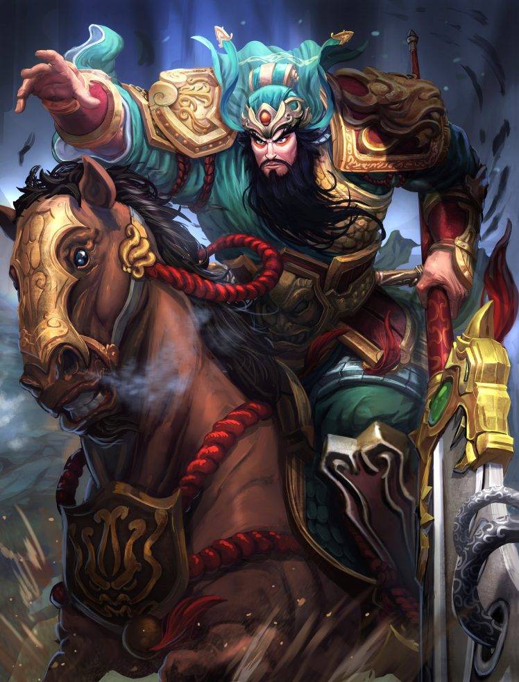 Smite Guan Yu Hd - HD Wallpaper 