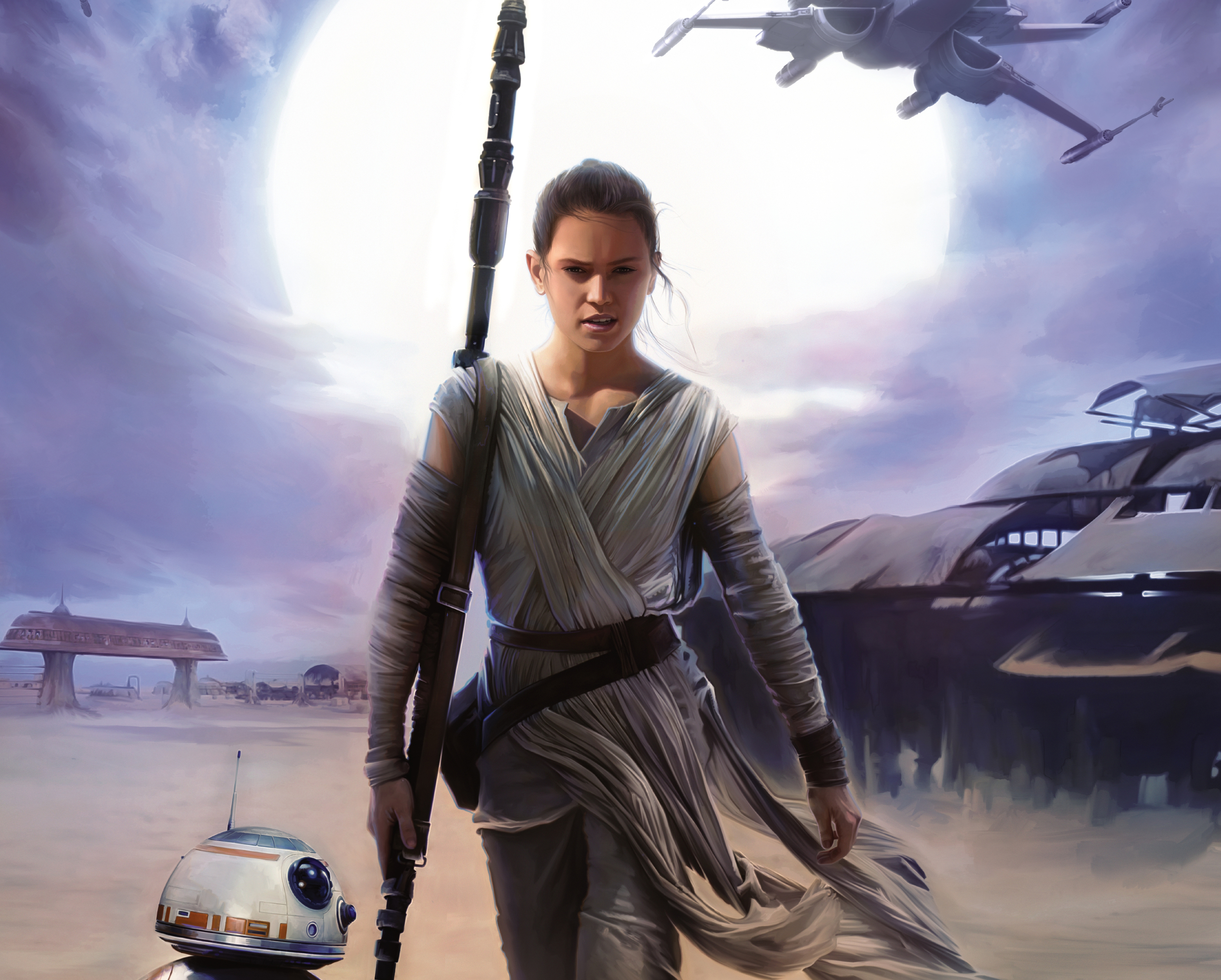 Rey Star Wars - HD Wallpaper 