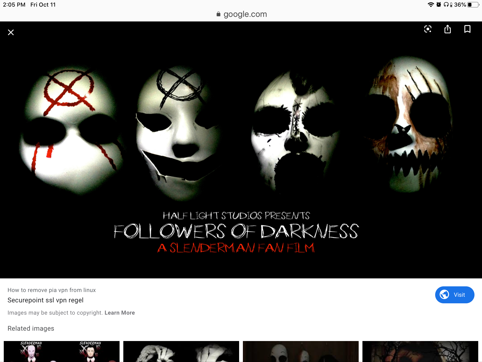 Slenderman Proxy Oc Mask - HD Wallpaper 