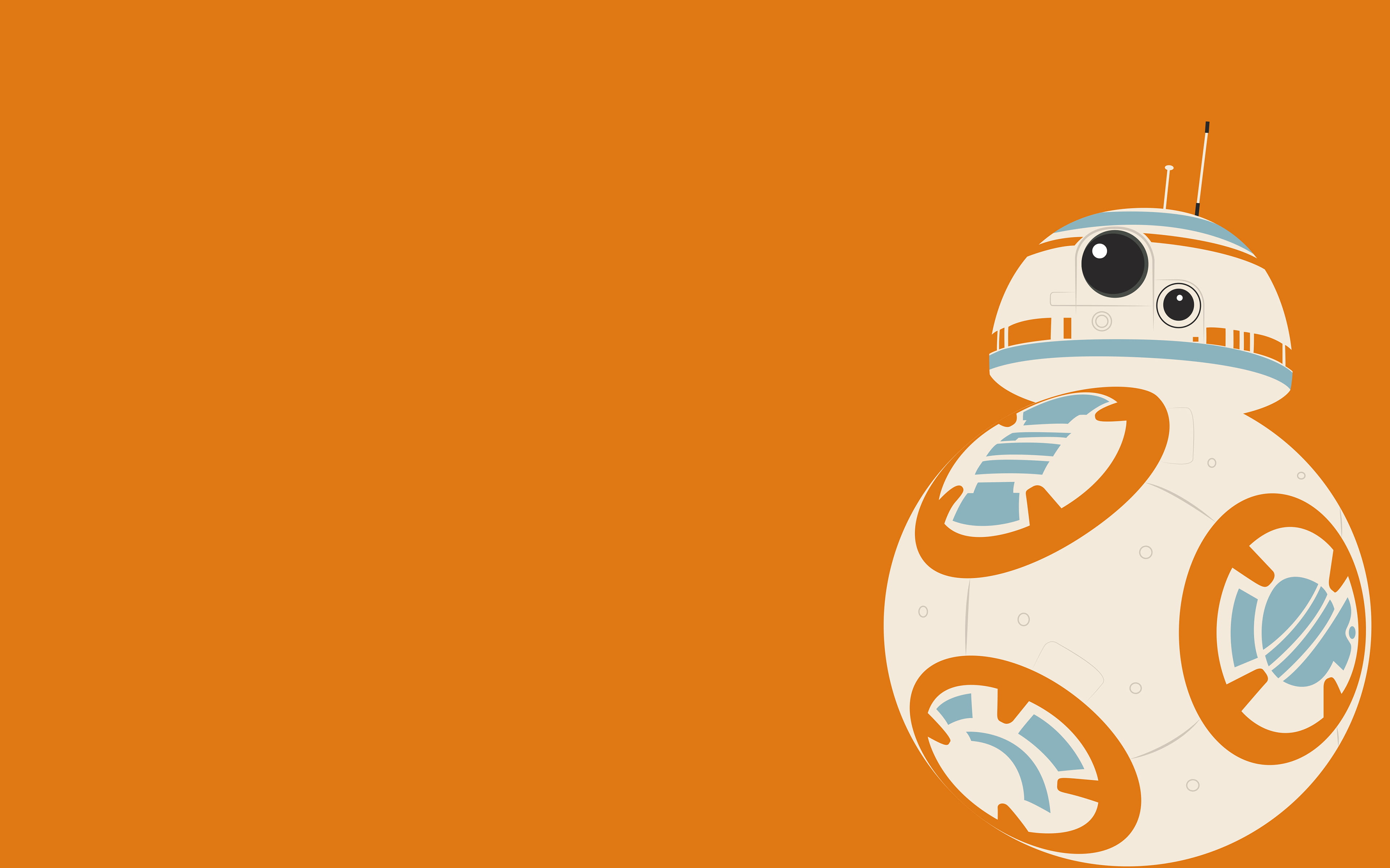 Cartoon Star Wars Bb8 - HD Wallpaper 