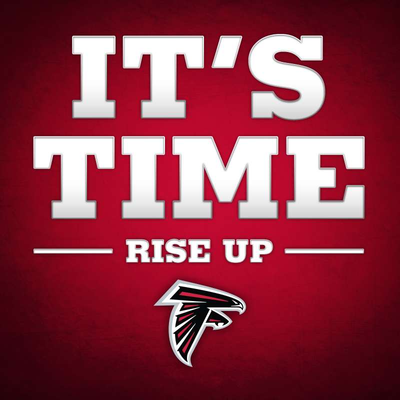 Riseup Atlanta Falcons Wallpaper - Falcons Rise Up Logo - HD Wallpaper 