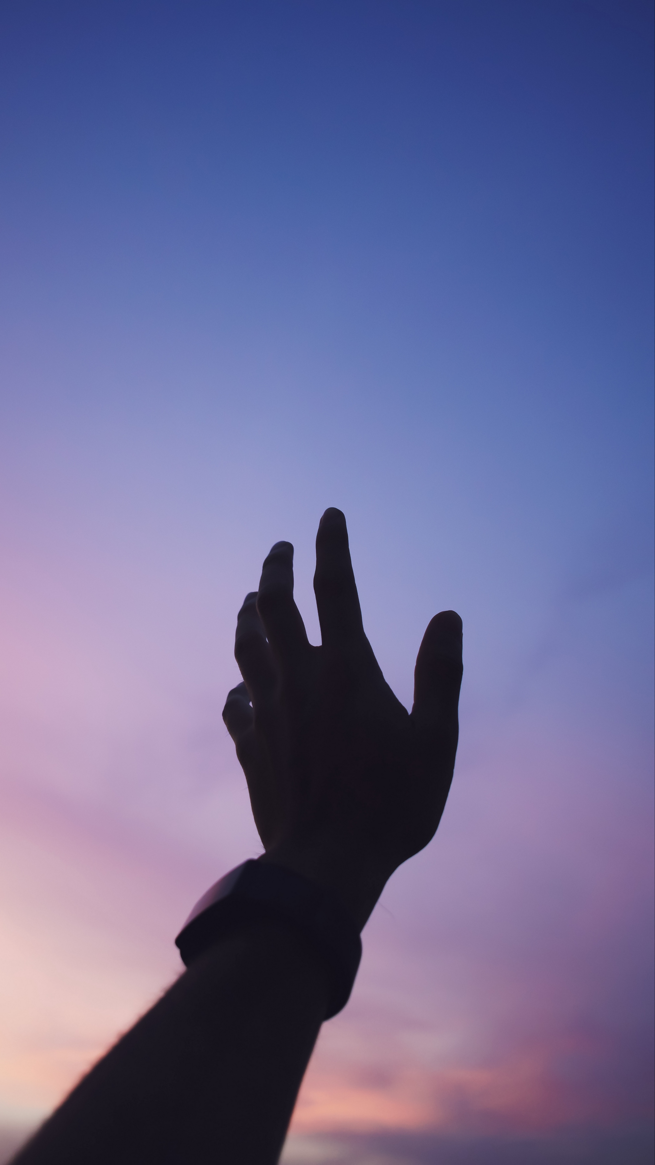 Wallpaper Hand, Silhouette, Sky - Iphone Wallpaper Hand Silhouette - HD Wallpaper 